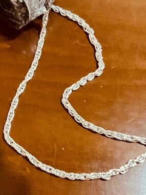 Jewelry Making Supplied - 11.5ft Silver Rope Unfinished Chain
